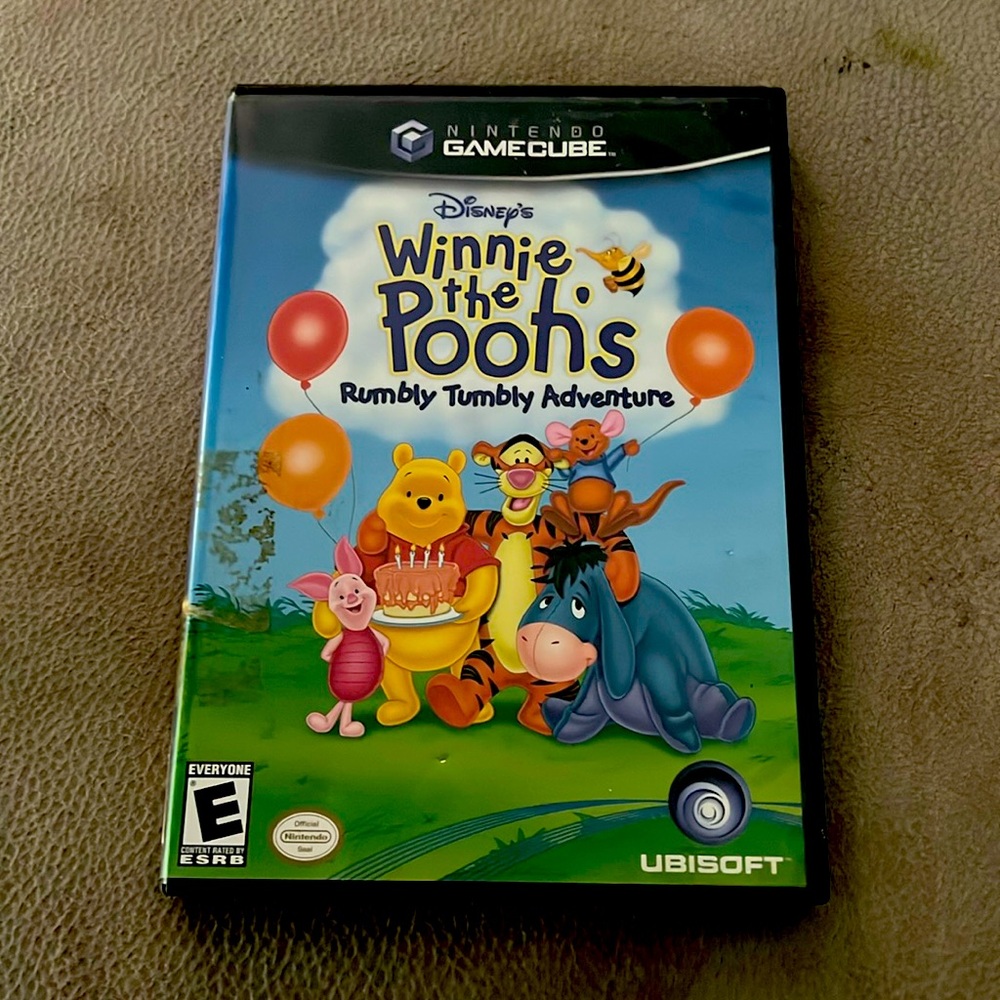 Nintendo GameCube Winnie the Pooh’s rumbly tumbly adventures game